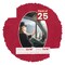 Red Suede Mat Board for 12x18 Frames - Oval Opening for 11x16 Photos